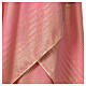 Pink striped chasuble of wool and lurex Gamma s2