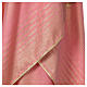 Casulla rosa rayada de lana lurex s2