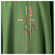 Chasuble with cross, Alfa and Omega with spikes, 100% polyester Gamma s2