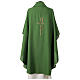 Chasuble with cross, Alfa and Omega with spikes, 100% polyester Gamma s7