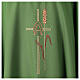 Chasuble 100% polyester croix alpha oméga avec épi de blé Gamma s4