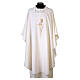 Chasuble 100% polyester croix alpha oméga avec épi de blé Gamma s7