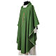 Chasuble 100% polyester croix alpha oméga avec épi de blé Gamma s11