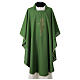 Chasuble 100% polyester with cross Alpha Omega and ear of wheat Gamma s1