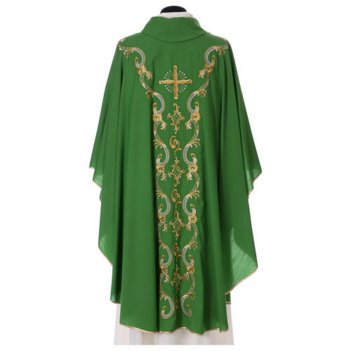 Wool chasuble with silver and gold decorations Gamma 2