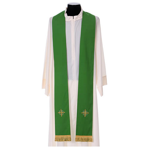 Wool chasuble with silver and gold decorations Gamma 6
