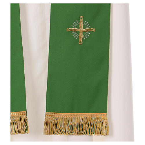 Wool chasuble with silver and gold decorations Gamma 7