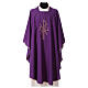 Chasuble with Chi-Rho, Alfa and Omega, 100% polyester Gamma s1
