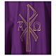 Chasuble with Chi-Rho, Alfa and Omega, 100% polyester Gamma s2
