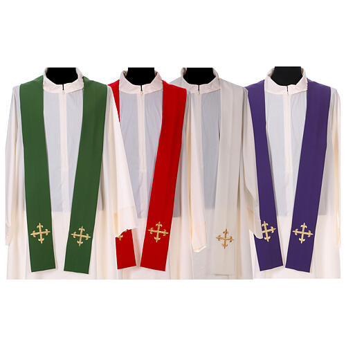 Chasuble with chalice and grapes, 100% polyester 8