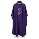 Chasuble with chalice and grapes, 100% polyester s6