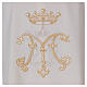 Chasuble brodée symbole marial 100% polyester s2