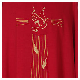 Chasuble polyester symbole Saint Esprit