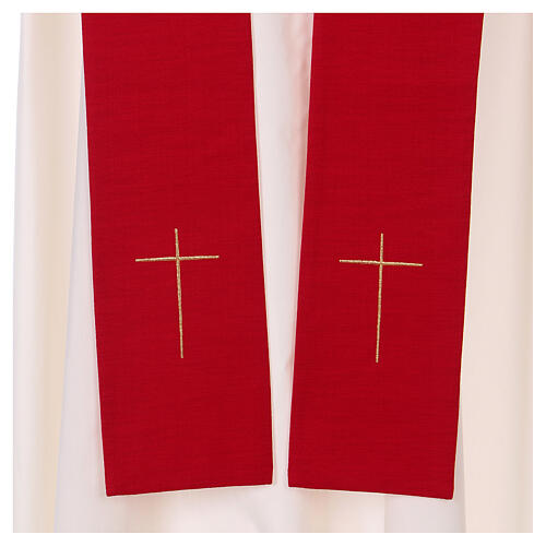 Chasuble dove and flames, 100% polyester 7