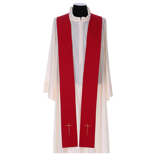 Chasuble with dove and Holy Spirit flame in polyester 6