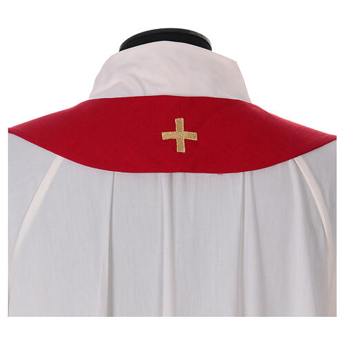 Chasuble with dove and Holy Spirit flame in polyester 8