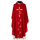 Chasuble with dove and Holy Spirit flame in polyester s1