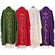 Wool and polyester chasuble with cross and spike image s9