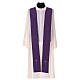 Chasuble in wool and polyester with cross and wheat design s10