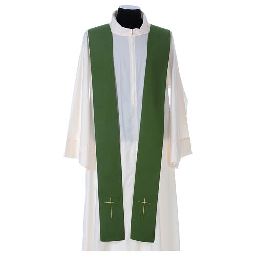 Chasuble with IHS and golden cross decorations 10