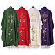 Chasuble with IHS and golden cross decorations s9