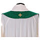Liturgical chasuble of damask fabric with crucifix s13