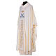 Marian chasuble with gold and light blue decoration s3
