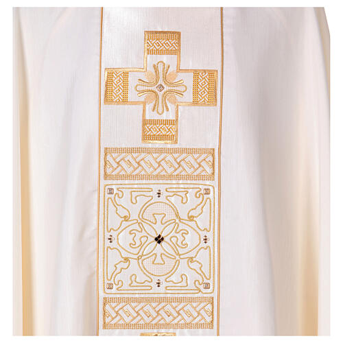 Polyester chasuble with cross and stones, Limited Edition 5