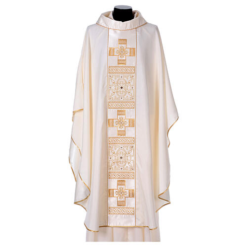 Polyester chasuble with cross and stones, Limited Edition 6
