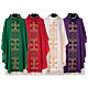 Chasuble polyester with cross and stone decorations Limited Edition s1