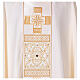 Chasuble polyester with cross and stone decorations Limited Edition s5