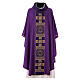 Chasuble polyester with cross and stone decorations Limited Edition s7