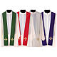 Chasuble with silver and golden Christogram and spikes, polyester s8