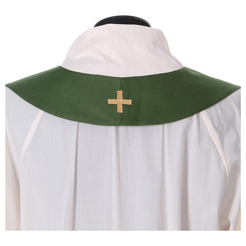 Chasuble with golden decorations, 100% polyester 10
