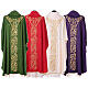 Chasuble with golden decorations, in 100% polyester s8
