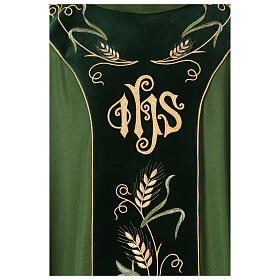 Chasuble 100% polyester with spikes and golden decorations