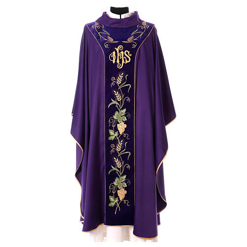 Chasuble 100% polyester with spikes and golden decorations 7