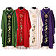 Chasuble 100% polyester with spikes and golden decorations s1