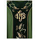 Chasuble with wheat and gold embroidery 100% polyester s2