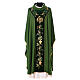 Chasuble with wheat and gold embroidery 100% polyester s3