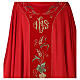 Chasuble with wheat and gold embroidery 100% polyester s4