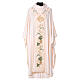 Chasuble with wheat and gold embroidery 100% polyester s6