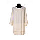 Ivory surplice 55% polyester 45% wool with cross and ivory gigliuccio stitching Gamma s1