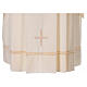 Ivory surplice 55% polyester 45% wool with cross and ivory gigliuccio stitching Gamma s2