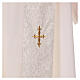 Chasuble with golden crosses on orphrey, 64% acetate 36% viscose Gamma s8