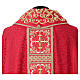 Chasuble with golden crosses on orphrey, 64% acetate 36% viscose Gamma s12