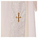 Chasuble with golden crosses on orphrey, 64% acetate 36% viscose Gamma s17