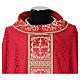 Chasuble bande centrale avec croix or 64% acétate 36% viscose Gamma s5