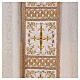 Chasuble bande centrale avec croix or 64% acétate 36% viscose Gamma s6