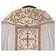 Chasuble bande centrale avec croix or 64% acétate 36% viscose Gamma s10